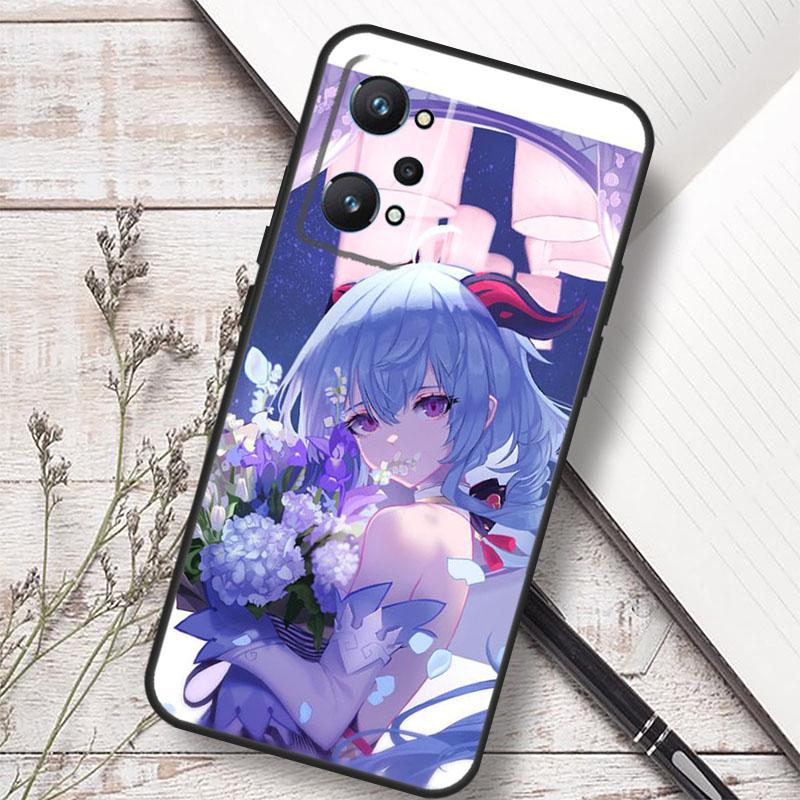 Genshin Impact Ganyu For Realme 12 13 10 11 14 Pro Plus GT 6T 6 5 GT7 Pro C61 C55 C53 C51 C21Y C25S C75 C67 Case