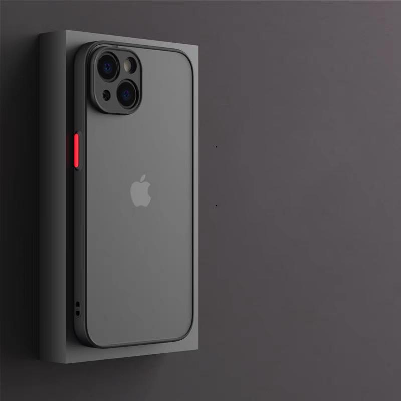 

Роскошный матовый противоударный чехол для телефона iPhone 11 12 13 14 15 Pro Max Plus Mini XR X XS IPhone 7/8/SE 3/2 (Издание 2022/2020 г.) Чехлы для полного покрытия линз For iPhone 14 Pro чёрный