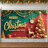Party Banner Snow Scene Holiday Banner Christmas Banner Festive Design Christmas Decoration For Christmas Party Winter