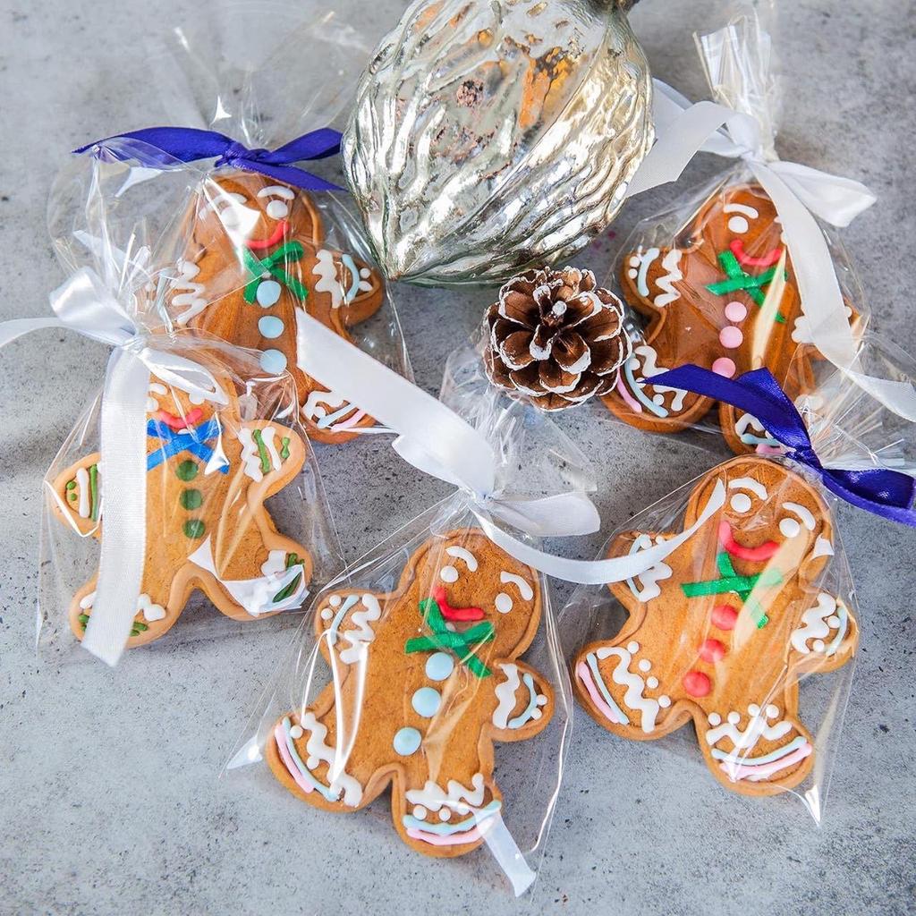 Clear Thickened Glassine Candy & Toast Gift Bags for Parties