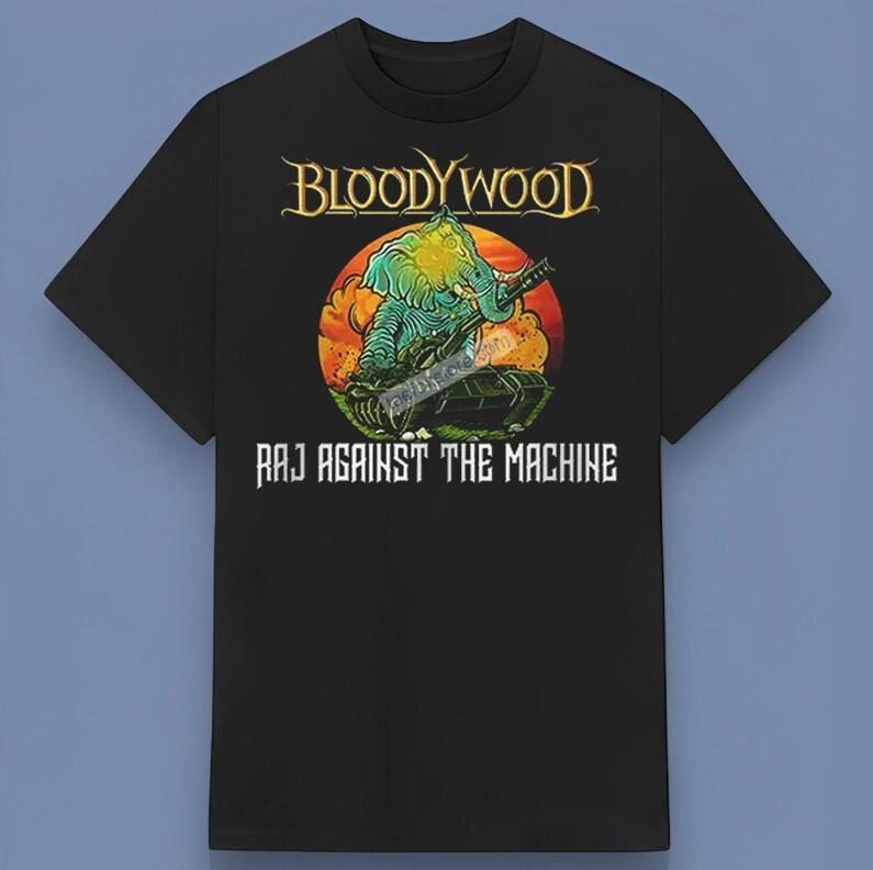 Bloodywood Raj Against The Machine Unisex T-Shirt For Fans Gift Size S-4XL Unisex T-Shirt XXL