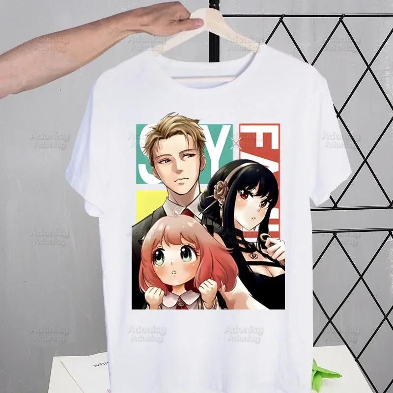 Spy X Family Anime Kawaii Anya Forger SPYFAMILY Men's Tshirt Cute Shirt Mens Fashion T-Shirt For Men Casual Tops Short Sleeve