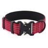 Heavy Duty Tactical Dog Collar with Quick Release Buckle Adjustable Reflective Pet Collar for Medium Large Dogs Outdoor Training