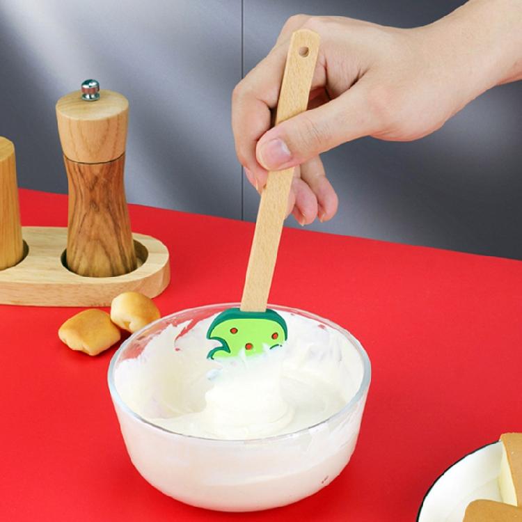 Non-Stick Spatula Xmas Theme Snowman Santa Claus Tree Shape For Baking Tools