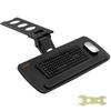 VEVOR Keyboard Tray Under Desk Adjustable Height, Height and Angle Adjustable Under Desk Keyboard Tray Slide Out