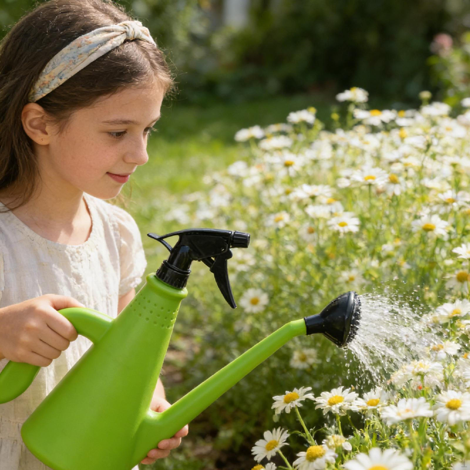 Adjustable Watering Can, Multifunctional Garden Tool, Can for Flowers And Houseplants зелёный