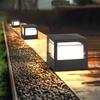 12W Waterproof Outdoor LED Column Headlight AC85V-265V Porch Lawn Lamp Patio Fence Gate Column Light Landscape Pillar Head Lamps