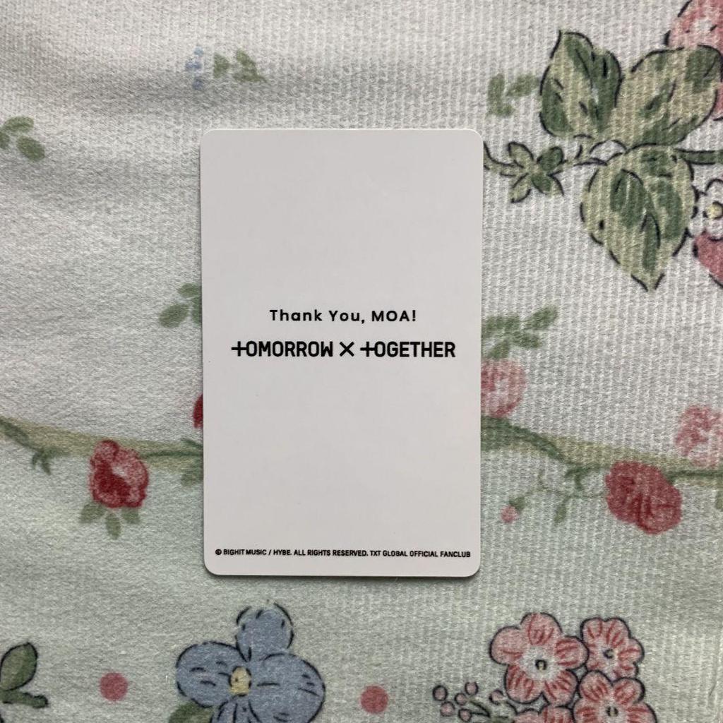 [USED] TXT Fan Club New Membership Taehyung Limited FC Bonus Trading Card