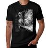 Attack In Black and White T-Shirt Big and Tall Gym T-Shirt