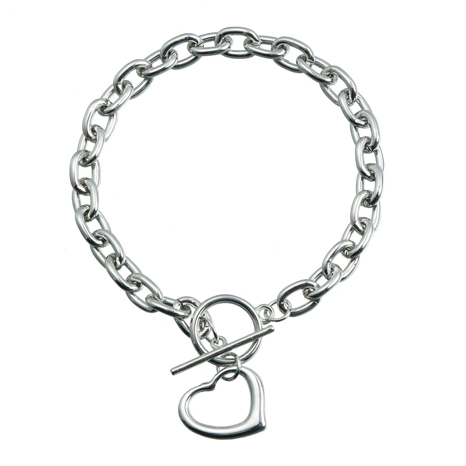 

Цепочка на ключицу с пряжкой Love Ot в стиле панк-метал, стильное простое ожерелье