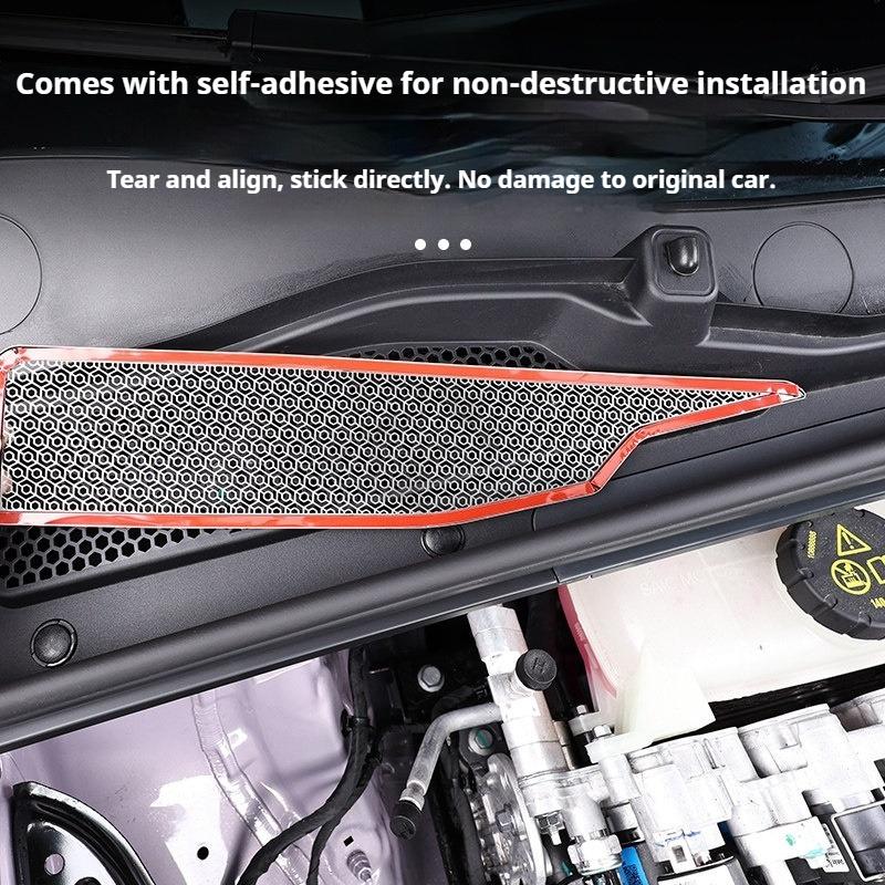 For MG4 EV 2025 2026 Engine Hood Air Outlet Cover Dustproof Anti Dirty Protective Shell Car Exterior Accessories