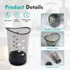 Kitchen Vegetable Fruit Slicer Cup Multi-Purpose Food Cutter Easy Clean Salad Prep Tool Household Gadgets Accessory