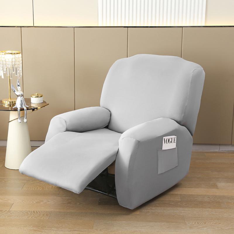

LANMOLIFE Recliner Sofa Slipcover Stretch Sofa Covers for Reclining Couch, Soft Washable 1/2/3 SEAT 1-seat світло-сірий колір