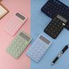 Studentská kalkulačka 8místná profesionální Candy Color Malý přenosný LCD displej na baterie Studentská kalkulačka Kancelářské potřeby