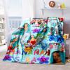 Customizable K-KAROL-G flannel blankets, perfect for autumn warmth, suitable for children and adults, and stylish K-POP shawls