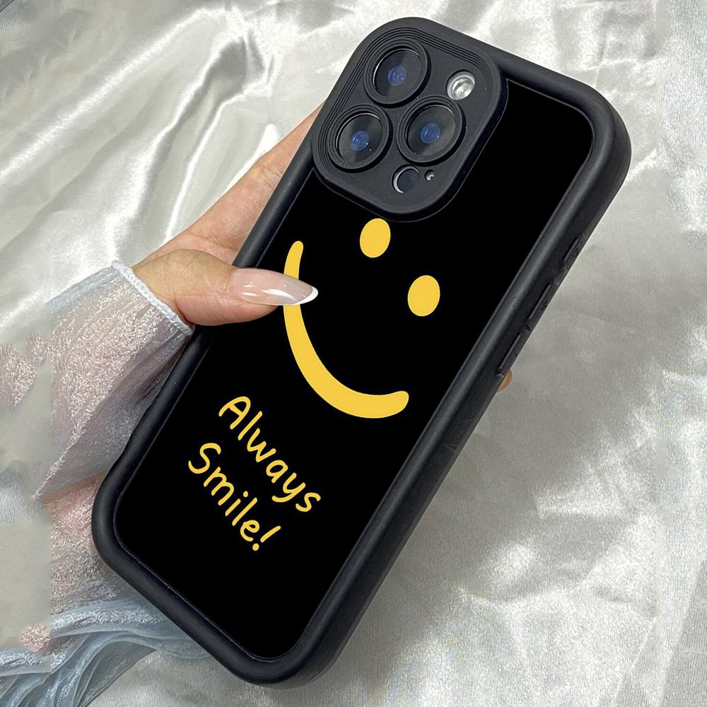 JT13 Always Smile! Realme 14 15 Huawei P40 Honor 70 90 Infinix Tecno itel Motorola Google All Model Angel eyes Soft TPU Phone Case