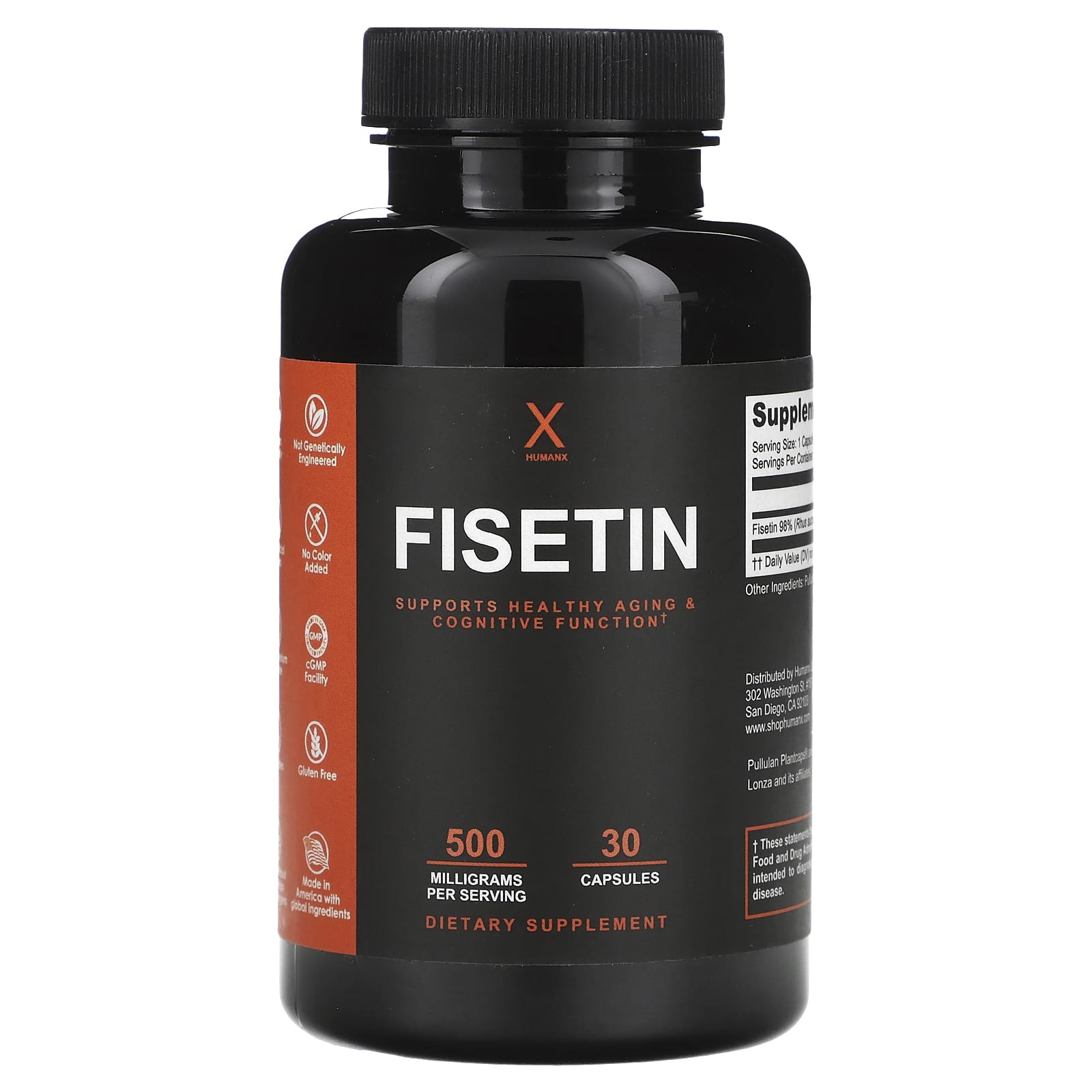 

Fisetin, 500Mg, 30 Capsules
