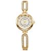 Metal Strap Women Bracelet Watch Rhinestone Decorative Hollow Chain Quartz Watch Leisure Watches Learning Clock
