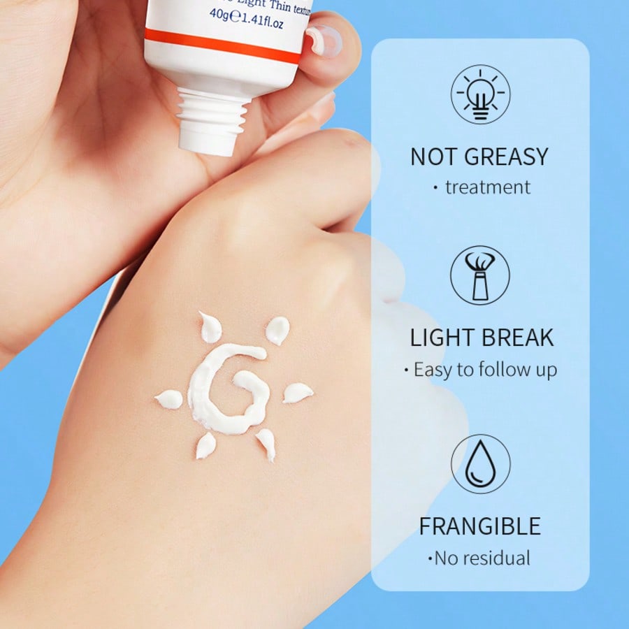 1 Stück LSF50 PA+++ Aufhellendes Sonnenschutzmittel Reiner Sonnenschutz UV-Block Erfrischend Nicht Fettend Isolation