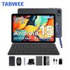 TABWEE T80 Set Android 15 6GB RAM 128GB ROM Tablet 10.1 Inches 1280x 800 FHD Display Octa Core UMS312(T310) PC Tablet