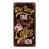 Coffee Licenses Vintage Metal Tin Signs Retro Plate Coffee Time Posters Plaques for Cafe Kitchen Living Room Home Wall Art Decor