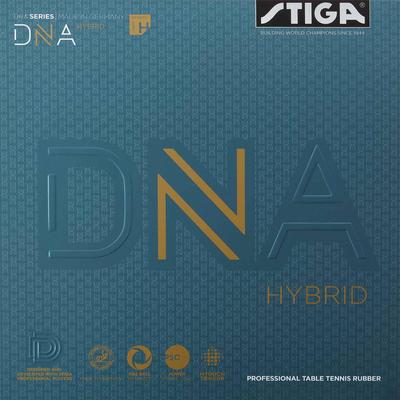 STIGA DNA Hybrid H Tischtennisschlägergummi, Invertiert Weich, Rot, Extra Dick, MAX 1712120521