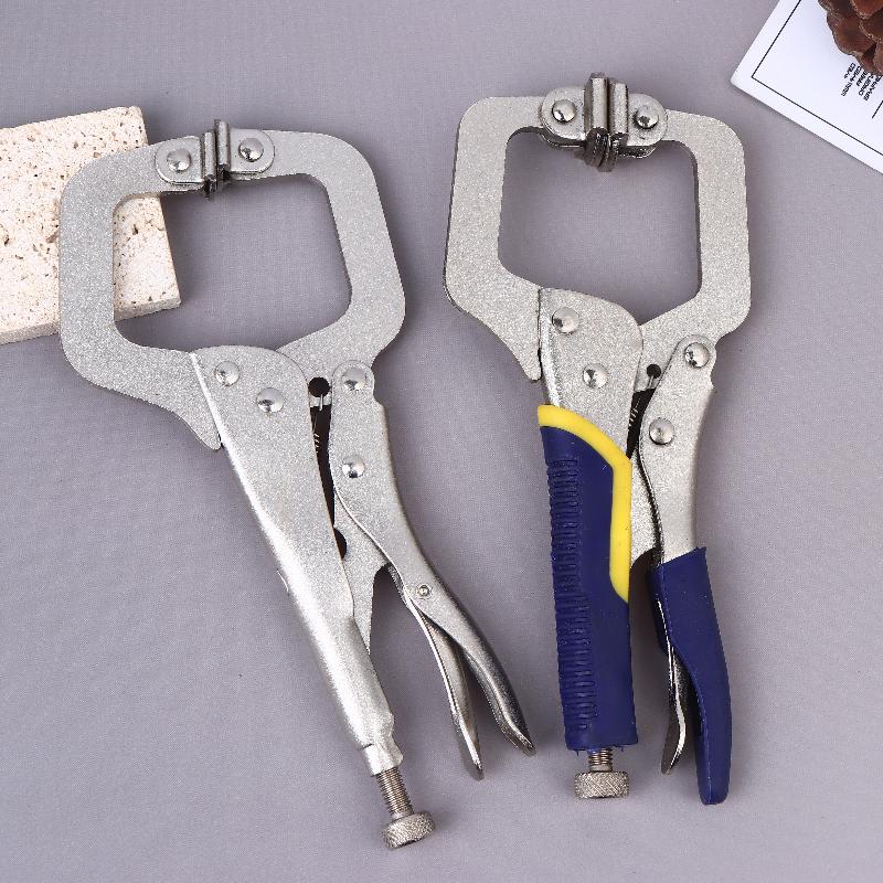 Metal C Clamp Vise Grip Locking Welding Pliers Wood Tenon Locator Tool Tools Herramientas De Mano Ferramentas Man