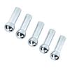 5 pz Tappo a Sfera per Cavo Adatto per Cavi Metallici da 6 mm Antiruggine Tappo per Macchina Puleggia da Palestra