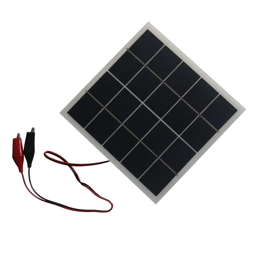 

4W 5V A Grade Polycrystalline Solar Panel with Clip for Small Home Lighting Systems Compact 172 175 2mm Design China Mainland