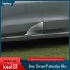 Ideal L8 Car Door Corner TPU Protection Film - Transparent, Front & Rear Triangle Area Paint Shield.