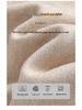 Women's 2025 Winter High-Waisted Woolen Silk Cotton Wide-Leg Pants: Loose, Warm, Drape, Hip-Covering Straight-Leg Design