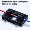 Wire welding fixture Portable non-slip Soldering Wire Holder Double-clip Spring Cable Soldering Clamp for Electronics