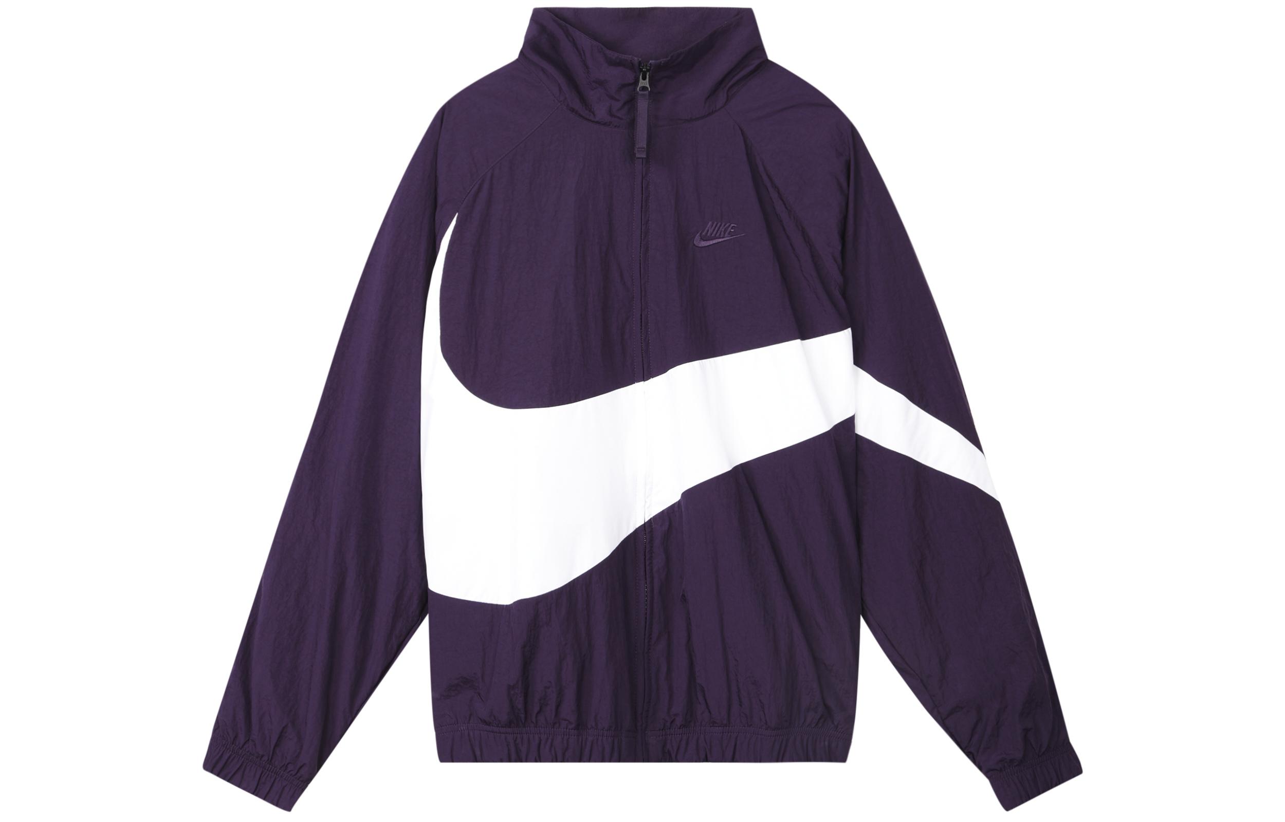 Nike Jackets Men s Purple Stand Collar Moderate Other AR3133-525 M