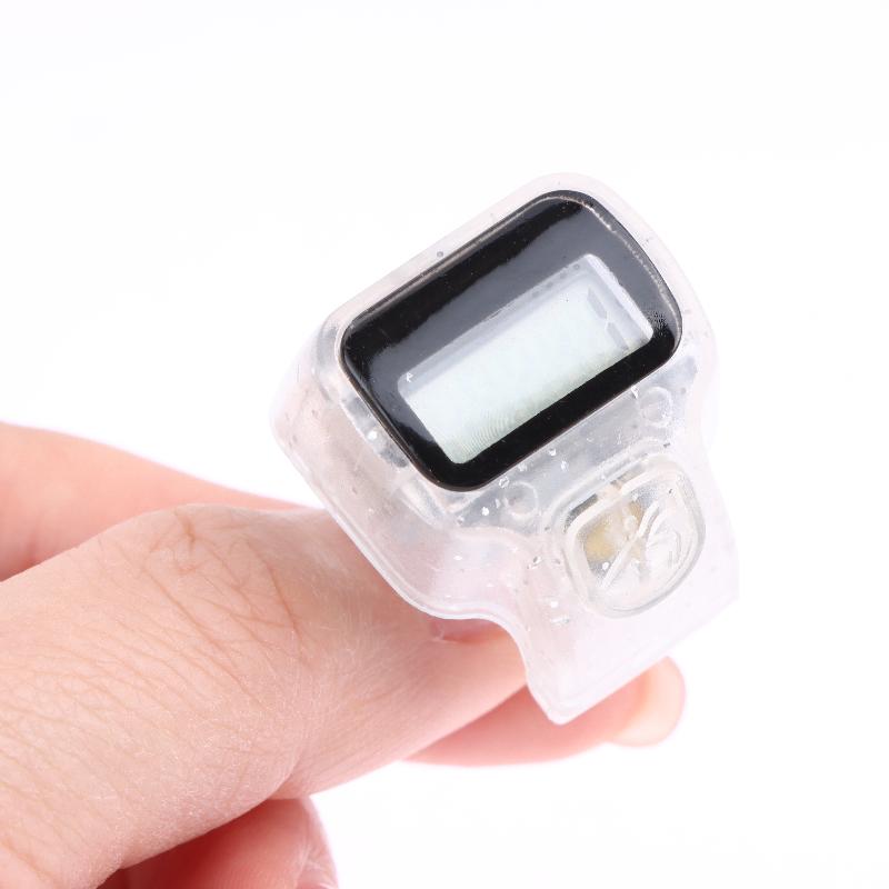 Fingerzähler Klick Manuell Digitaler Klicker Mini LCD Digitaler Hand Zählzähler 100 Blinkender Zähler 5-stellige Nummer Zählung Klicker