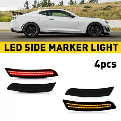 4x LED Heck LED Seitenmarkierungsleuchten für 16-21 Chevrolet LS Camaro LT SS ZL1 Vorne
