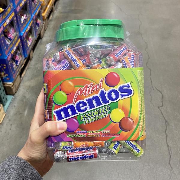 Mentos Mini Size Fruit Assortment Chewy Candy Tub 1.6kg