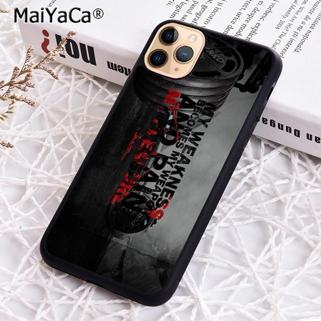Gym Motivational Fitness Phone Case For iPhone 17 Air 16 Pro Max 15 14 Plus 12 13 Shell Cover Coque