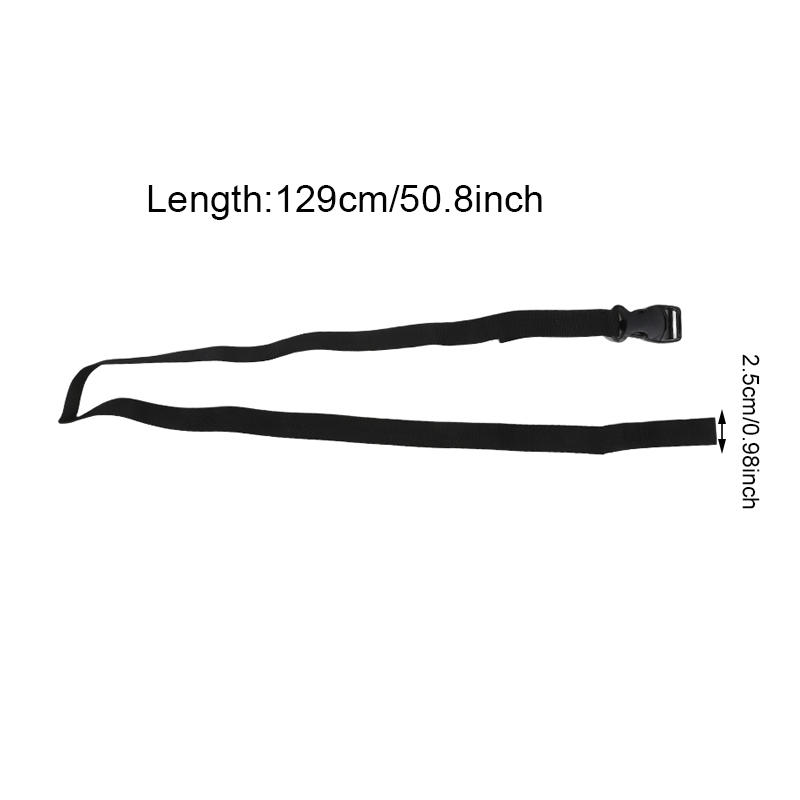 1/2Pcs Nylon Luggage Straps Waist Bag Strap Outdoor Sports Belt Casual Buckle Waist Strap Multifunctional Camping Accessories