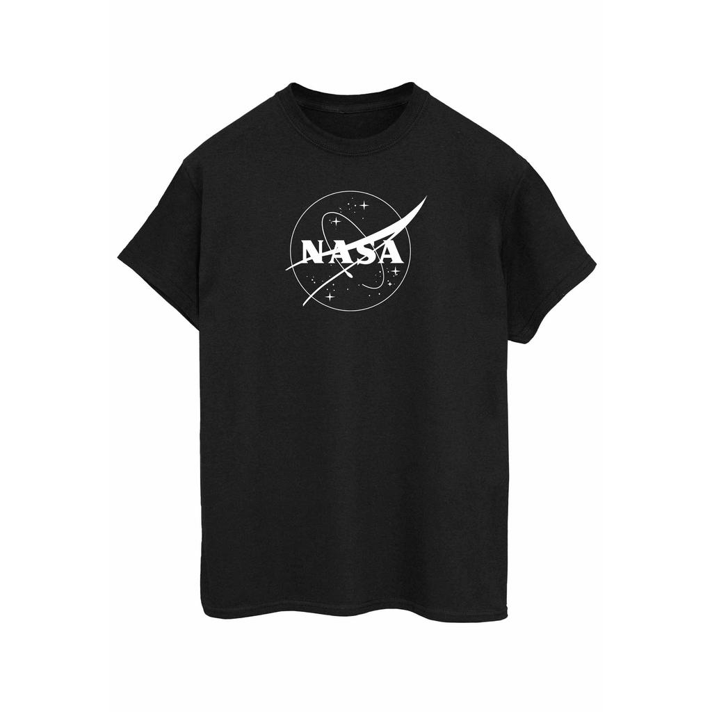 NASA Mens Classic Insignia Logo Monochrome T-Shirt