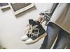 Spring 24 Pentagram Thick-Soled Canvas Sneakers: Stylish Unisex Hip-Hop High-Tops for Street Fashion