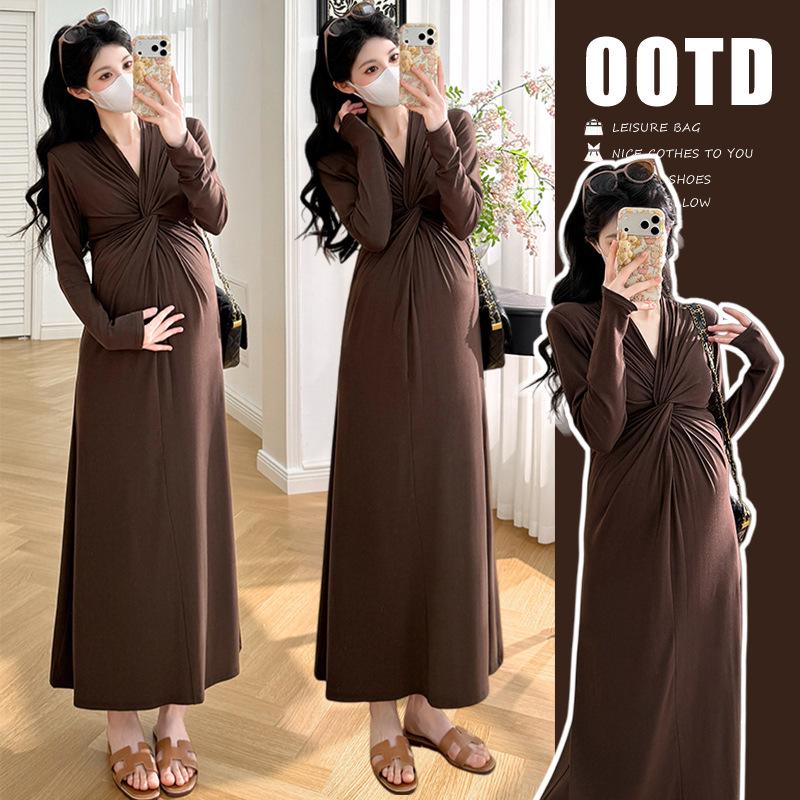 Spring 2026 Trendy Maternity Skirt – Stylish Wear for Expecting Moms L