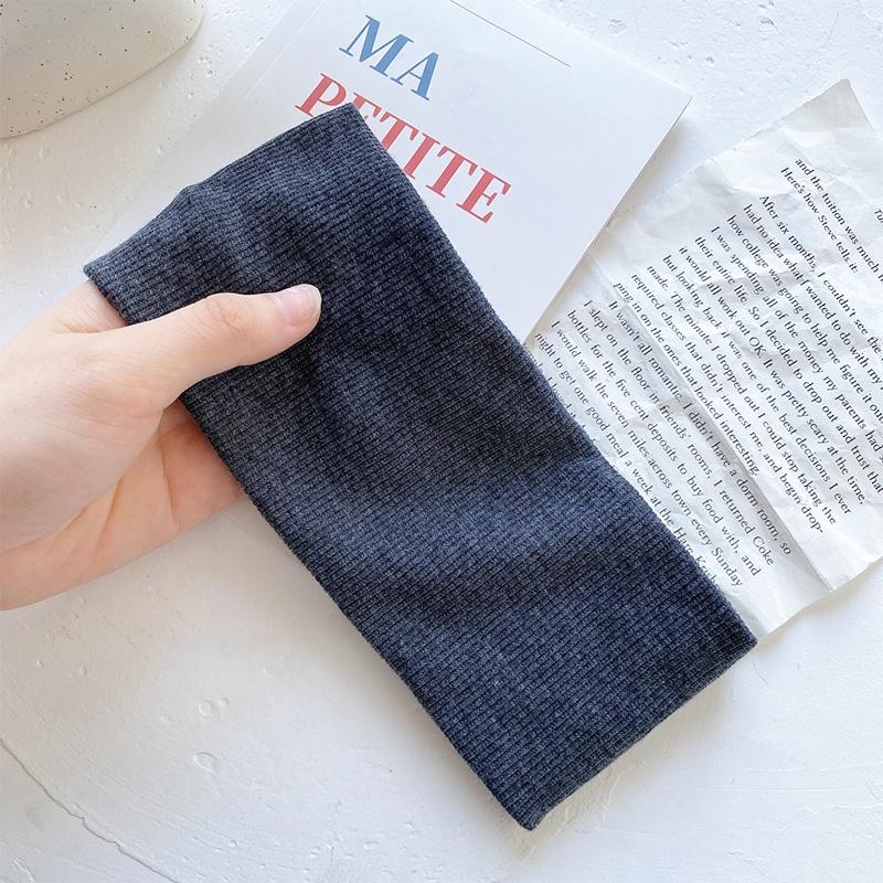 Femmes large bandeau élastique pli bandeau de cheveux sport Yoga Turban bandeau chapeaux