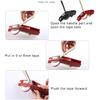 Asixxsix Embossing Label Maker, Handheld Label Maker Machine with 2 Color Tapes One Hand Protable Manual 3D Embossing Printer Labeler Machine for DIY