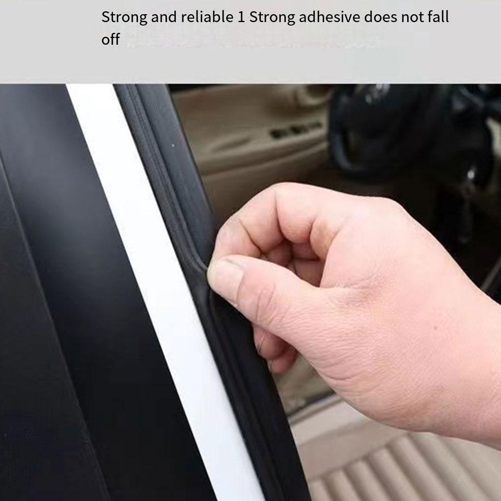 Rubber Flexible Self-Adhesive Door Seal For Easy Application And Has Good Sound Insulation Effect.