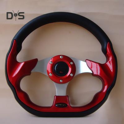 DYS Auto Shop Modifica auto in finta pelle Volante stile corsa a 6 bulloni