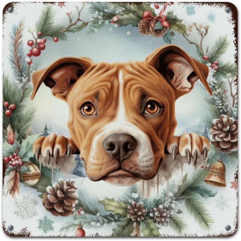 Christmas Metal Wall Art for Home Living Room Kitchen Decor