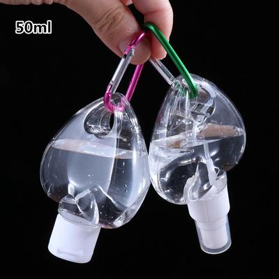 Refillable Perfume Travel Leaf Heart Spray Bottle Empty Container Bottle Lotion Jar With Metal Hook