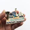 European Countries Tourism Fridge Magnets Home Decor Athens Roma Budapest Travelling Souvenirs Fridge Stickers Wedding Gifts