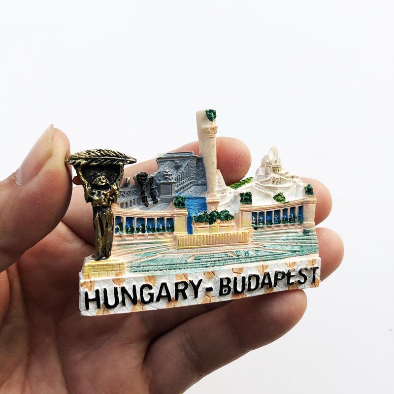 European Countries Tourism Fridge Magnets Home Decor Athens Roma Budapest Travelling Souvenirs Fridge Stickers Wedding Gifts