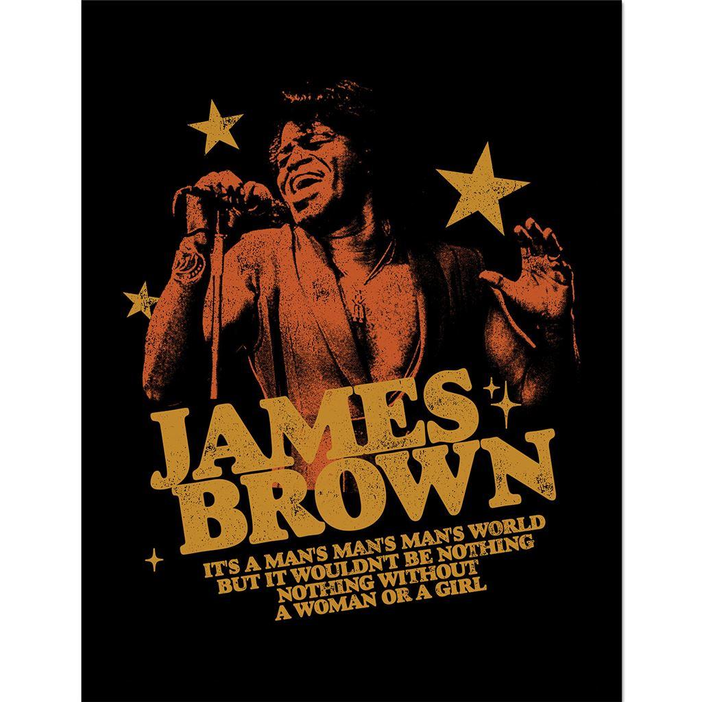 James Brown Man´s World Framed Poster